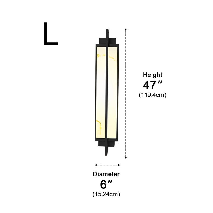 Modern Rectangular LED Wall Light Wall Sconce Lighting Exterior Outdoor Lamp