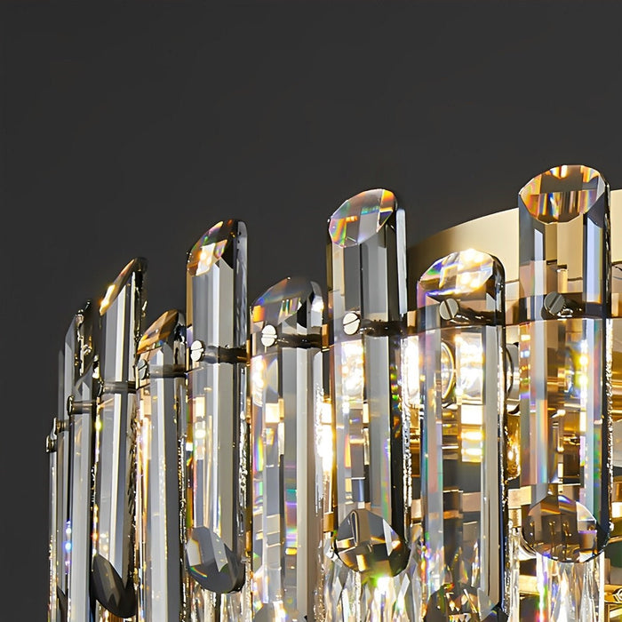 Crystal Ceiling Light - Modern Round Luxury LED Lamp, Flush Mount / Semi-Flush Mount for Living Room, Dining Room, Bedroom