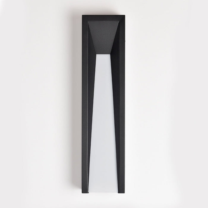 Long Strip Outdoor LED Wall Light - Modern Rustic Iron/Acrylic - Porch/Patio/Entryway