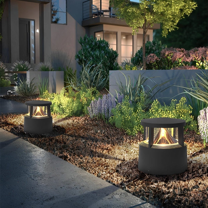 Outdoor LED Fence Post Light - Waterproof Landscape Pillar Lamp for Garden