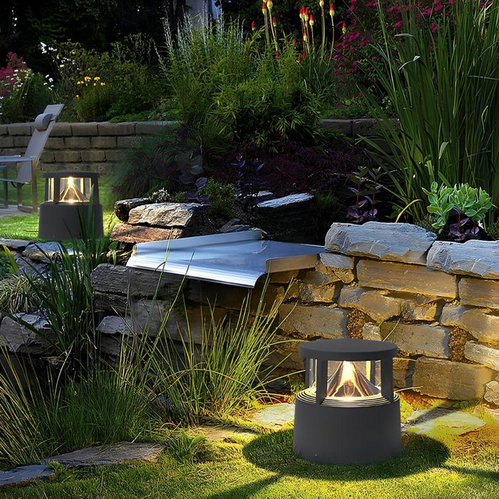 Outdoor LED Fence Post Light - Waterproof Landscape Pillar Lamp for Garden