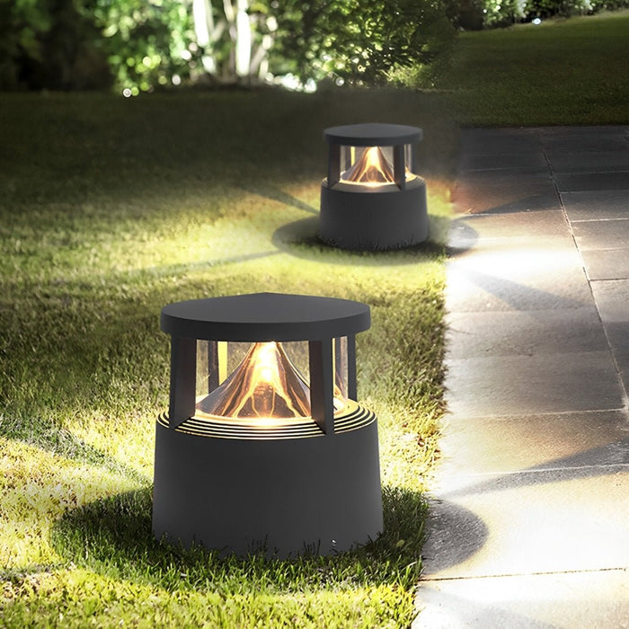 Outdoor LED Fence Post Light - Waterproof Landscape Pillar Lamp for Garden