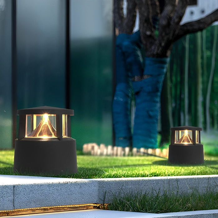 Outdoor LED Fence Post Light - Waterproof Landscape Pillar Lamp for Garden
