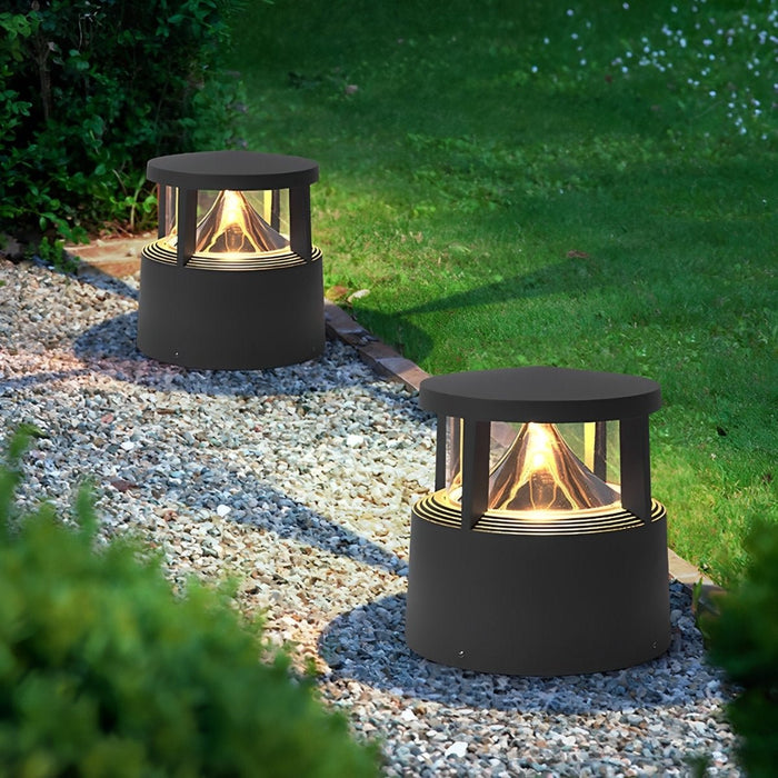 Outdoor LED Fence Post Light - Waterproof Landscape Pillar Lamp for Garden