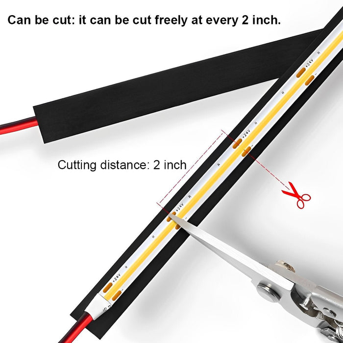 Linear LED Strip Light - Rotatable / Dimmable - Indoor Accent Lighting, Modern Design