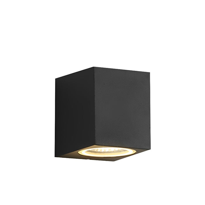 Modern Square Outdoor Waterproof Wall Light Fixture for Villa Courtyard Balcony