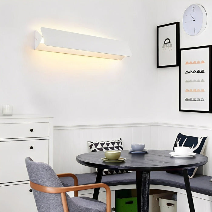 Strip LED Wall Sconce - Modern Up/Down Lighting Fixture - Indoor/Outdoor Accent Light