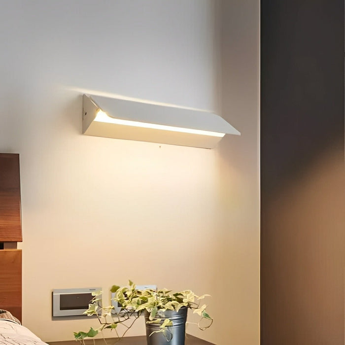 Strip LED Wall Sconce - Modern Up/Down Lighting Fixture - Indoor/Outdoor Accent Light