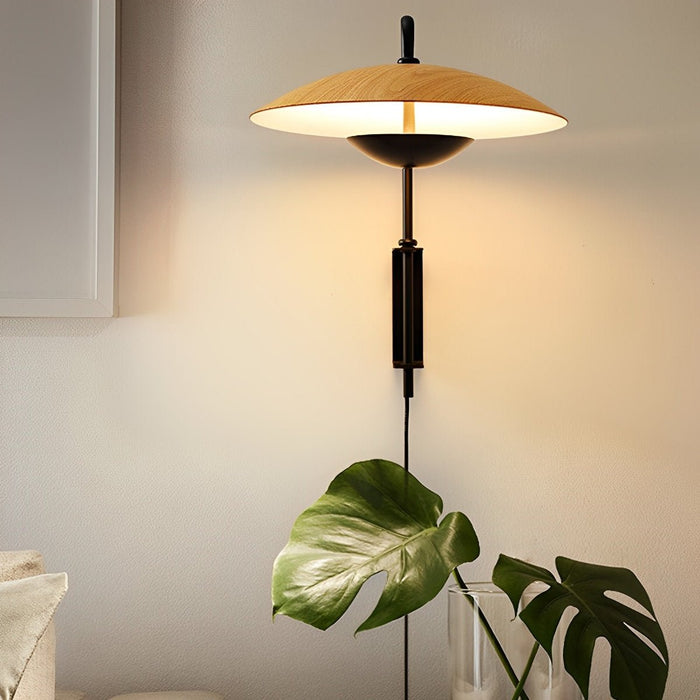 Modern Swing Arm Wall Sconces Lamp - Umbrella Shade / Adjustable Lighting Fixture