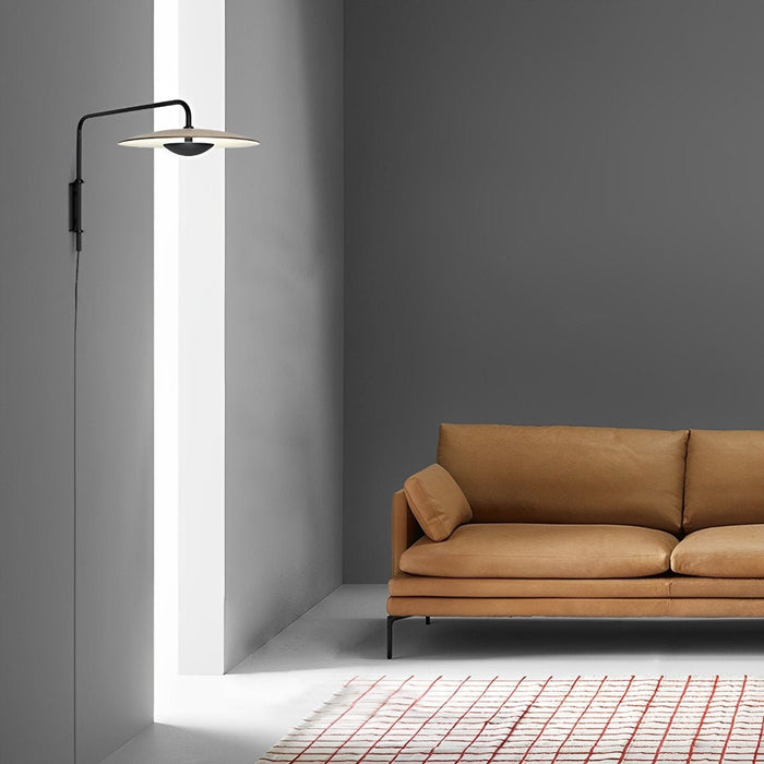 Modern Swing Arm Wall Sconces Lamp - Umbrella Shade / Adjustable Lighting Fixture