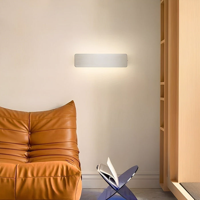 LED Wall Sconce - Modern Touch Strip Up/Down Lighting Fixture for Indoor/Outdoor Use