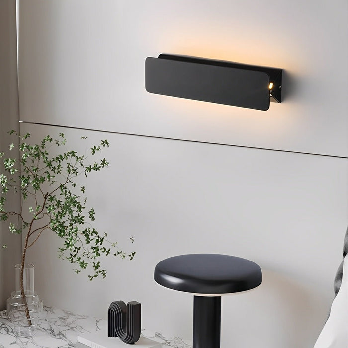 LED Wall Sconce - Modern Touch Strip Up/Down Lighting Fixture for Indoor/Outdoor Use
