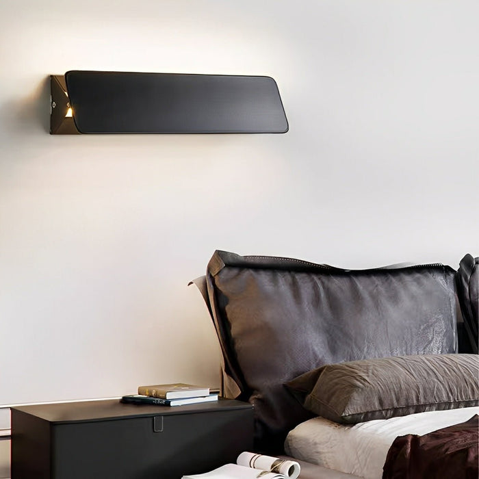 LED Wall Sconce - Modern Touch Strip Up/Down Lighting Fixture for Indoor/Outdoor Use