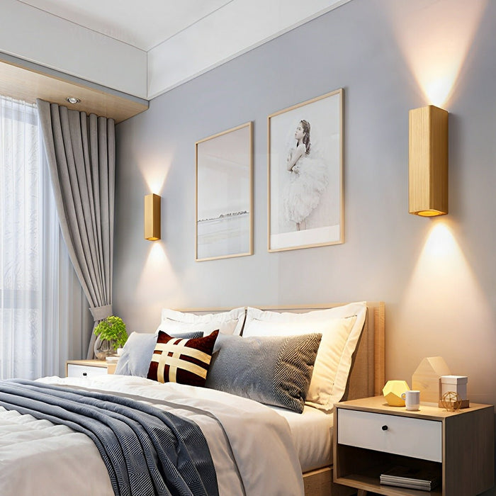 Modern Up Down Long Strip Indoor Wall Sconce - Contemporary Linear Wall Lighting Fixture for Home Decor
