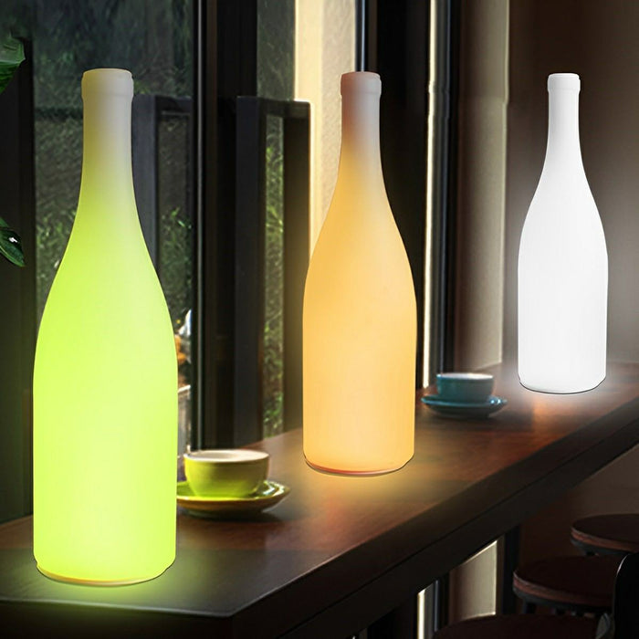 Beer Bottle RGB LED Table Lamp - Modern / Waterproof - Rechargeable Ambiance Lighting