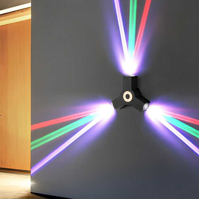 Modern Waterproof Black Outdoor LED Wall Light - Exterior Spotlights / Up Down Lighting