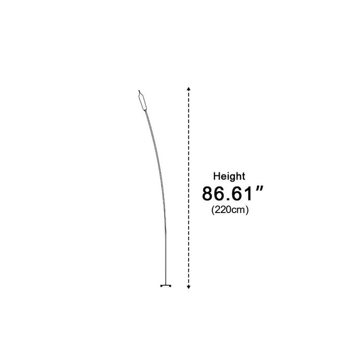 Cattail Shaped LED Pathway Lights - Modern, Waterproof / Outdoor Landscape Lighting