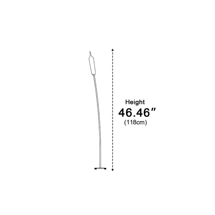 Cattail Shaped LED Pathway Lights - Modern, Waterproof / Outdoor Landscape Lighting