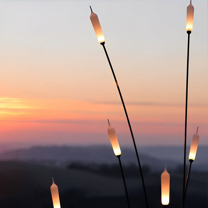 Cattail Shaped LED Pathway Lights - Modern, Waterproof / Outdoor Landscape Lighting