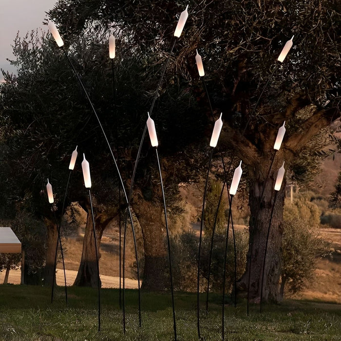 Cattail Shaped LED Pathway Lights - Modern, Waterproof / Outdoor Landscape Lighting