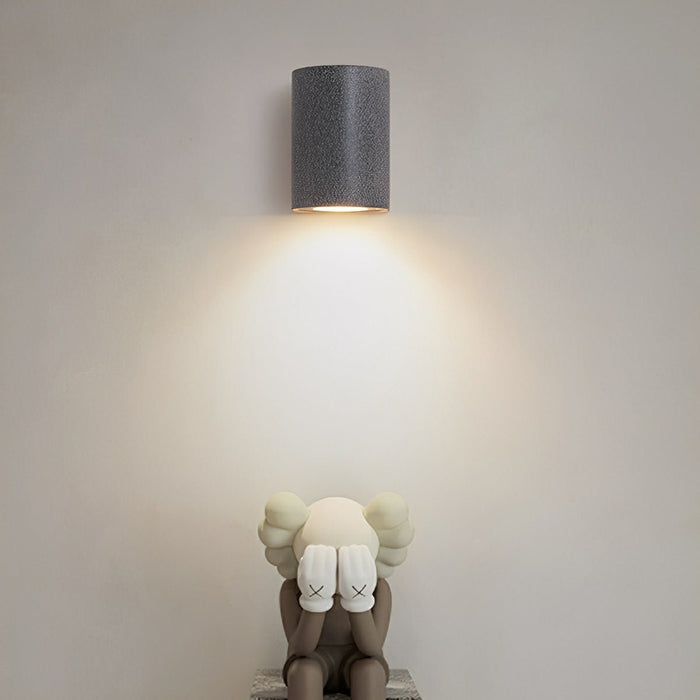 Cylinder Cement LED Outdoor Wall Light - Modern / Waterproof - Exterior Fixture