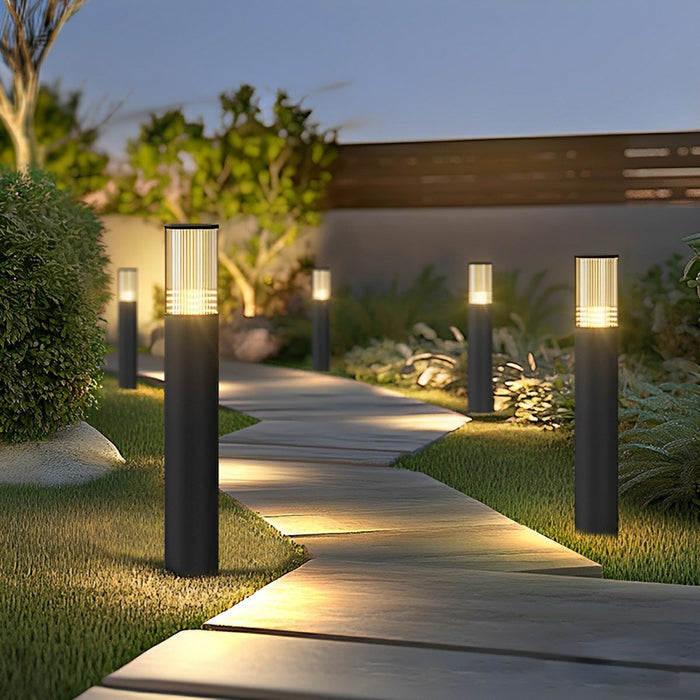 Modern Outdoor Pillar Light, Waterproof IP65, Garden/Lawn/Pathway LED Landscape Lighting