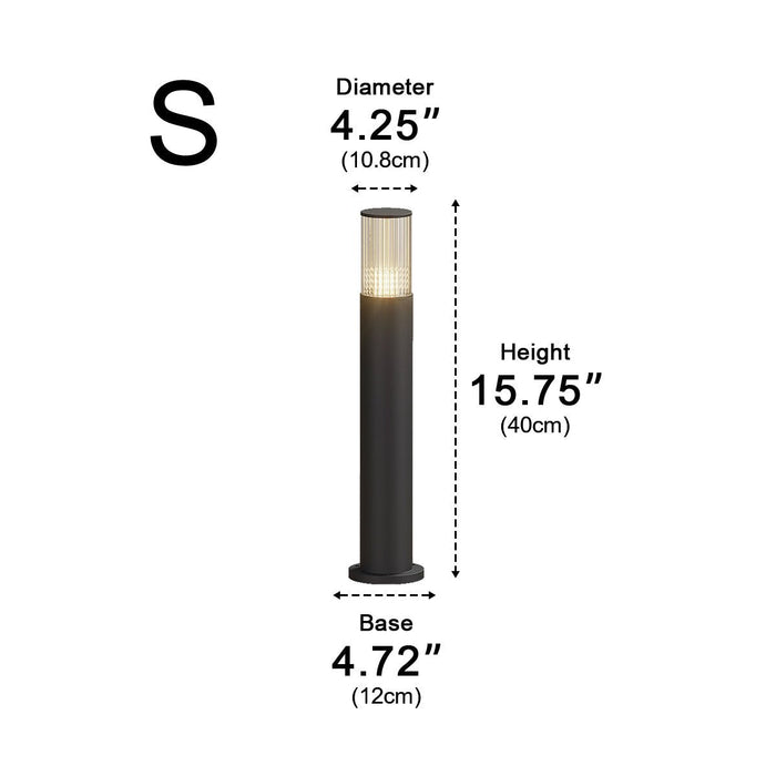 Modern Outdoor Pillar Light, Waterproof IP65, Garden/Lawn/Pathway LED Landscape Lighting
