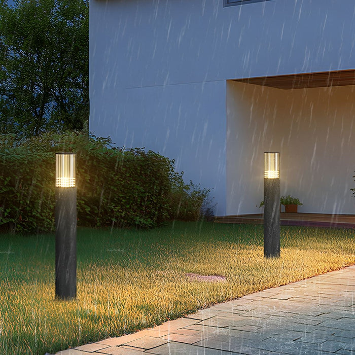 Modern Outdoor Pillar Light, Waterproof IP65, Garden/Lawn/Pathway LED Landscape Lighting