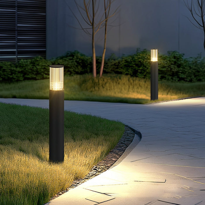 Modern Outdoor Pillar Light, Waterproof IP65, Garden/Lawn/Pathway LED Landscape Lighting