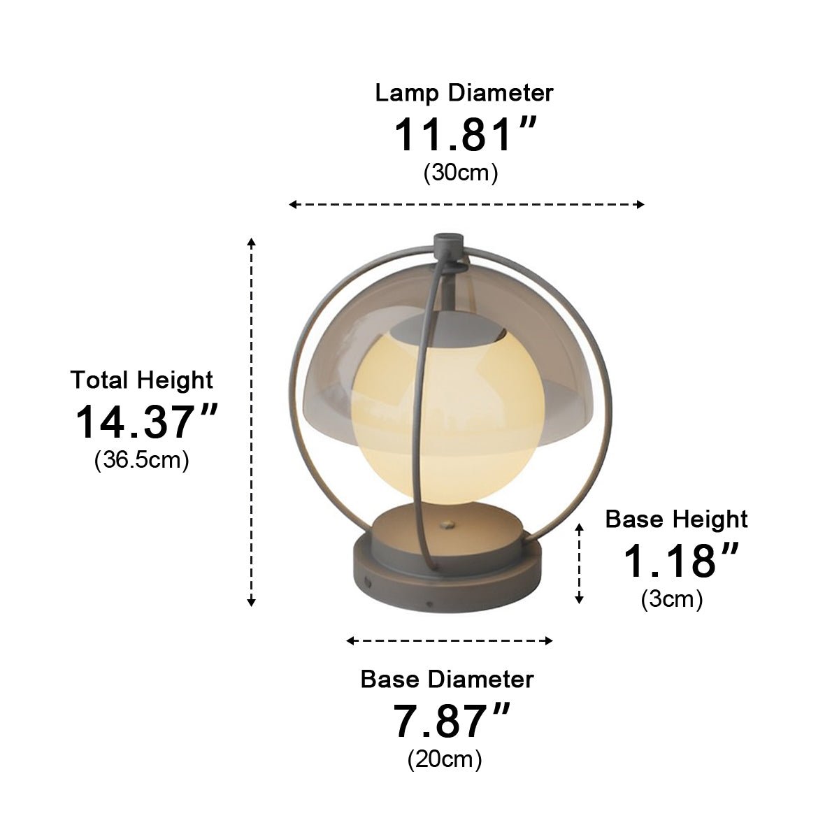 Solar Globe Post Light, Waterproof IP65 LED, Dusk to Dawn, Garden/Yard/Patio Lighting
