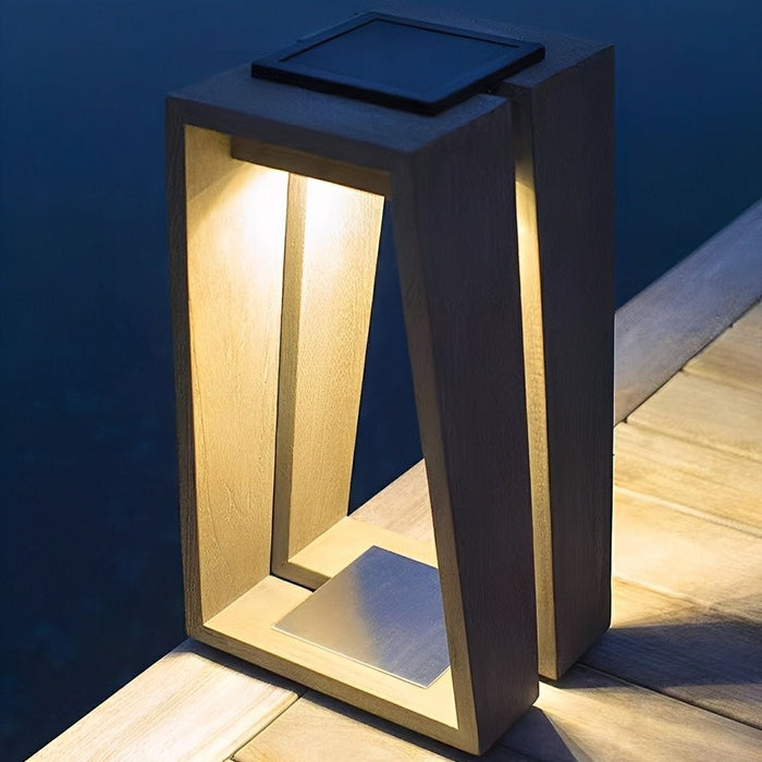 Solar/Hardwired Modern LED Pathway Light, Waterproof Stainless Steel, Minimalist Design for Garden, Yard, Patio