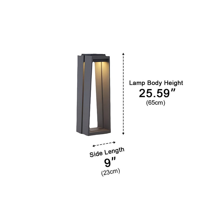Solar/Hardwired Modern LED Pathway Light, Waterproof Stainless Steel, Minimalist Design for Garden, Yard, Patio