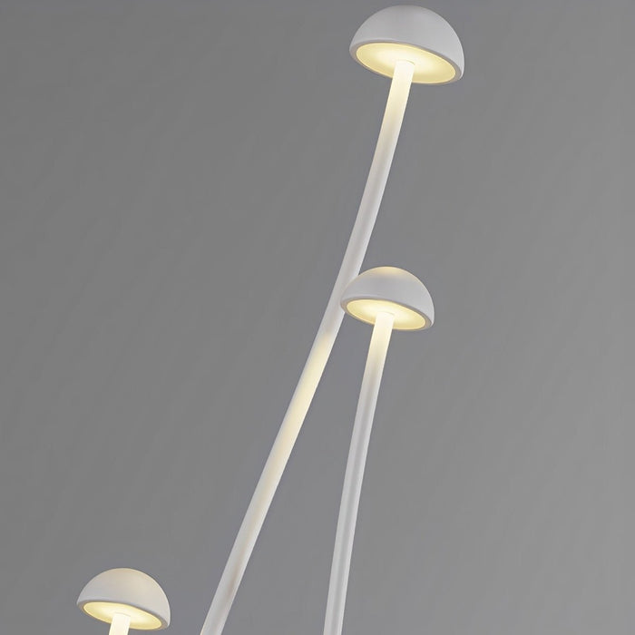 Waterproof LED Mushroom Path Light, Minimalist Stainless Steel for Garden/Patio/Yard, Modern Landscape Illumination