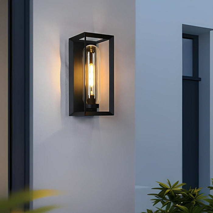 Modern Outdoor Wall Sconce, Waterproof LED Porch Light, IP54 Exterior Lighting for Patio/Yard