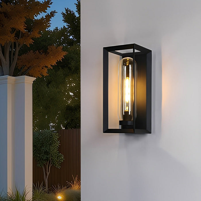 Modern Outdoor Wall Sconce, Waterproof LED Porch Light, IP54 Exterior Lighting for Patio/Yard
