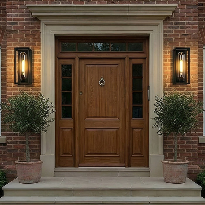 Modern Outdoor Wall Sconce, Waterproof LED Porch Light, IP54 Exterior Lighting for Patio/Yard