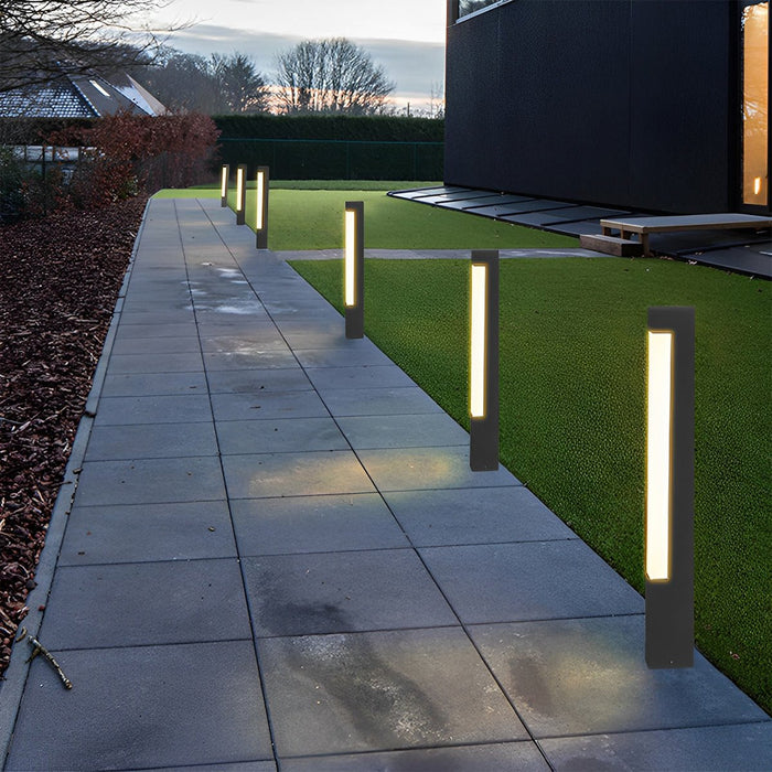 Outdoor LED Path Light, Modern Waterproof IP65, Die-cast Aluminum, Warm White 3000K, Garden/Yard/Pathway