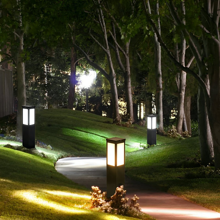 Outdoor LED Path Light, Modern Waterproof IP65, Die-cast Aluminum, Warm White 3000K, Garden/Yard/Pathway