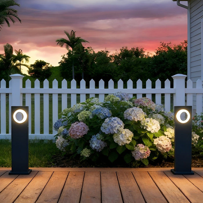 Waterproof Ring LED Outdoor Pathway Light, Landscape Accent, Hardwired for Garden/Yard/Patio