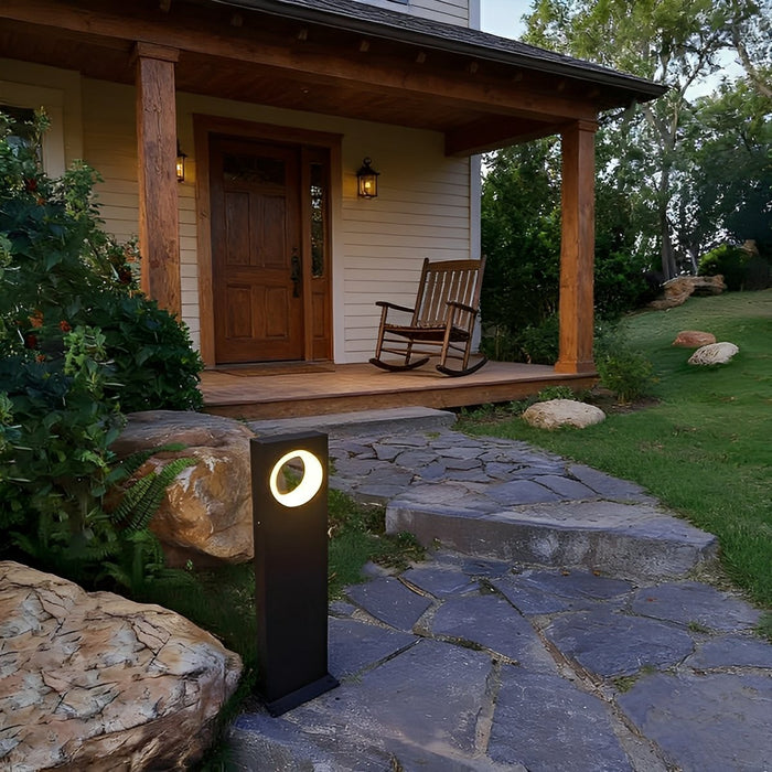 Waterproof Ring LED Outdoor Pathway Light, Landscape Accent, Hardwired for Garden/Yard/Patio