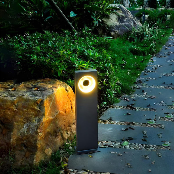 Waterproof Ring LED Outdoor Pathway Light, Landscape Accent, Hardwired for Garden/Yard/Patio