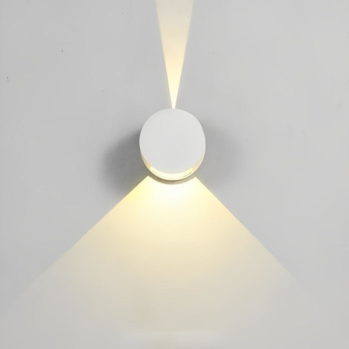 Waterproof Up Down LED Wall Sconce, Indoor/Outdoor Balcony/Patio/Porch Lighting, Modern Accent