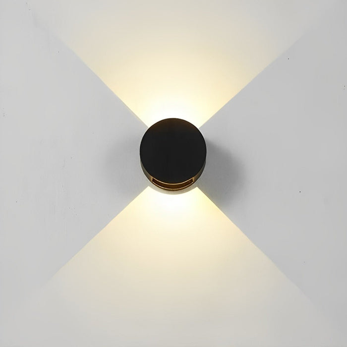 Waterproof Up Down LED Wall Sconce, Indoor/Outdoor Balcony/Patio/Porch Lighting, Modern Accent
