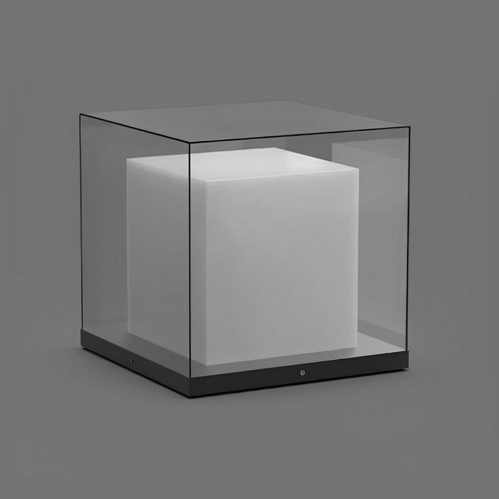 Modern Waterproof Solar Square LED Outdoor Post Lights - Garden / Patio / Fence Lighting