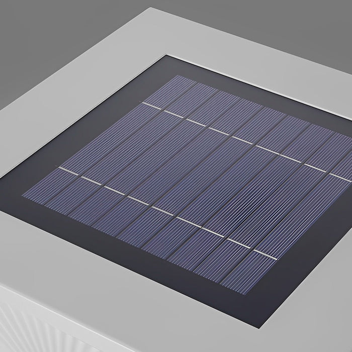 Modern Waterproof Solar Square LED Outdoor Post Lights - Garden / Patio / Fence Lighting