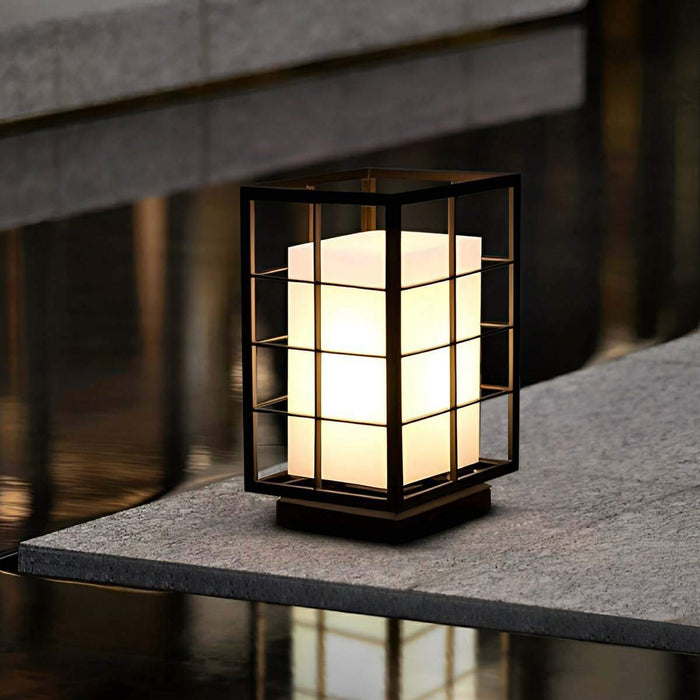 Modern Waterproof Square Lantern LED Outdoor Landscape Lawn Lighting - Garden Pathway Deck Light