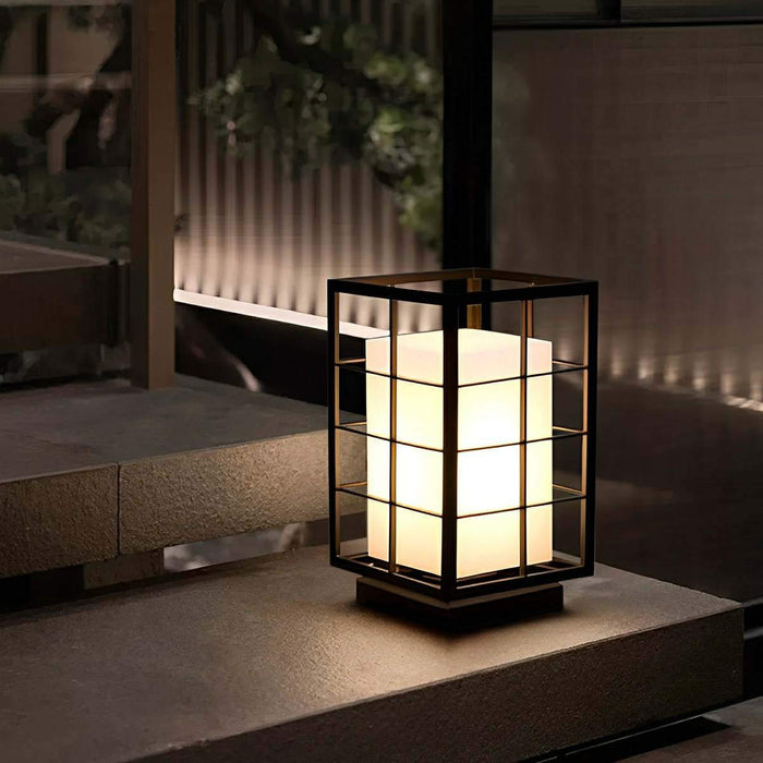 Modern Waterproof Square Lantern LED Outdoor Landscape Lawn Lighting - Garden Pathway Deck Light
