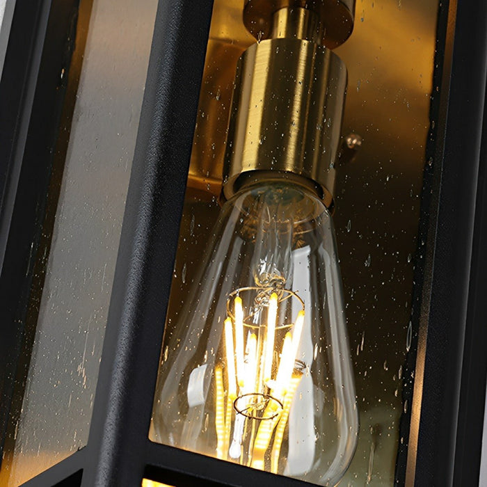 Modern Waterproof Triangle Tiered Outdoor LED Porch Wall Light - Exterior Sconce Fixture