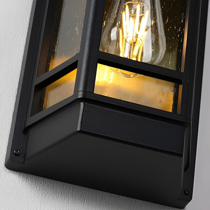 Modern Waterproof Triangle Tiered Outdoor LED Porch Wall Light - Exterior Sconce Fixture