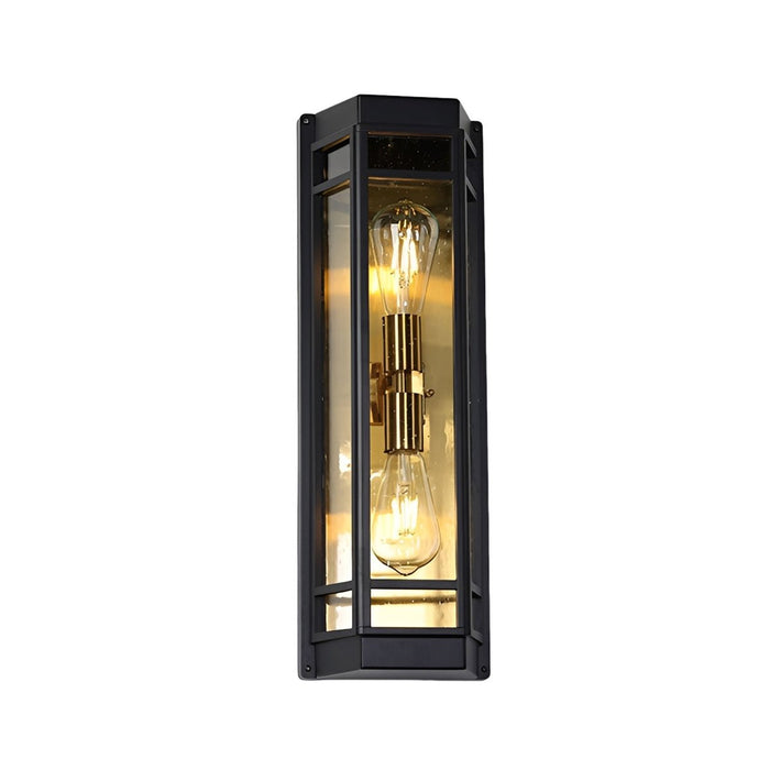Modern Waterproof Triangle Tiered Outdoor LED Porch Wall Light - Exterior Sconce Fixture